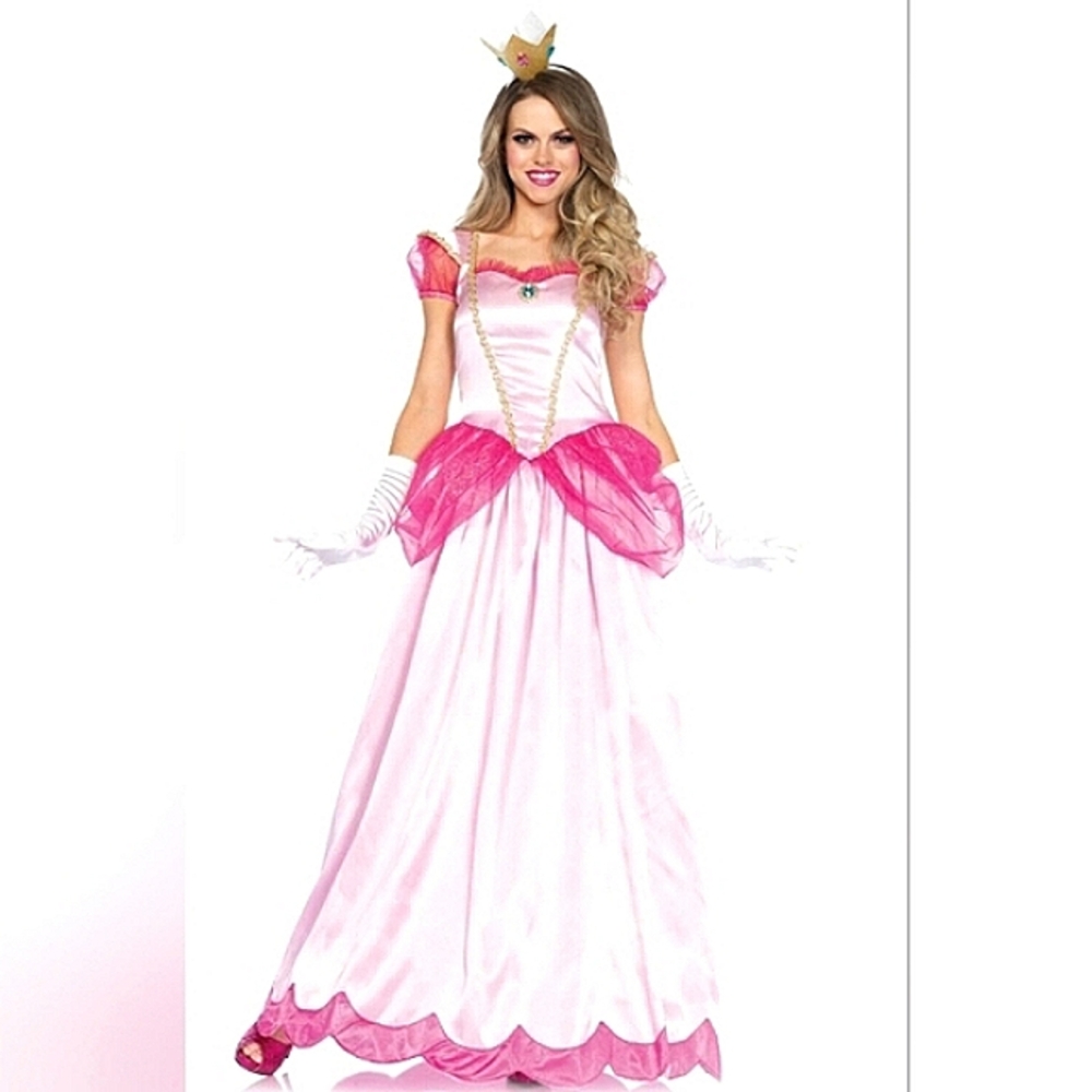 CLASSIC Princess Satiny Halloween Costume Maxi Dress NWT - Picture 3 of 13